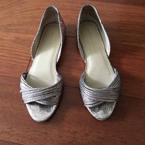 Loeffler Randall Lita Metallic Sandals Sz 7